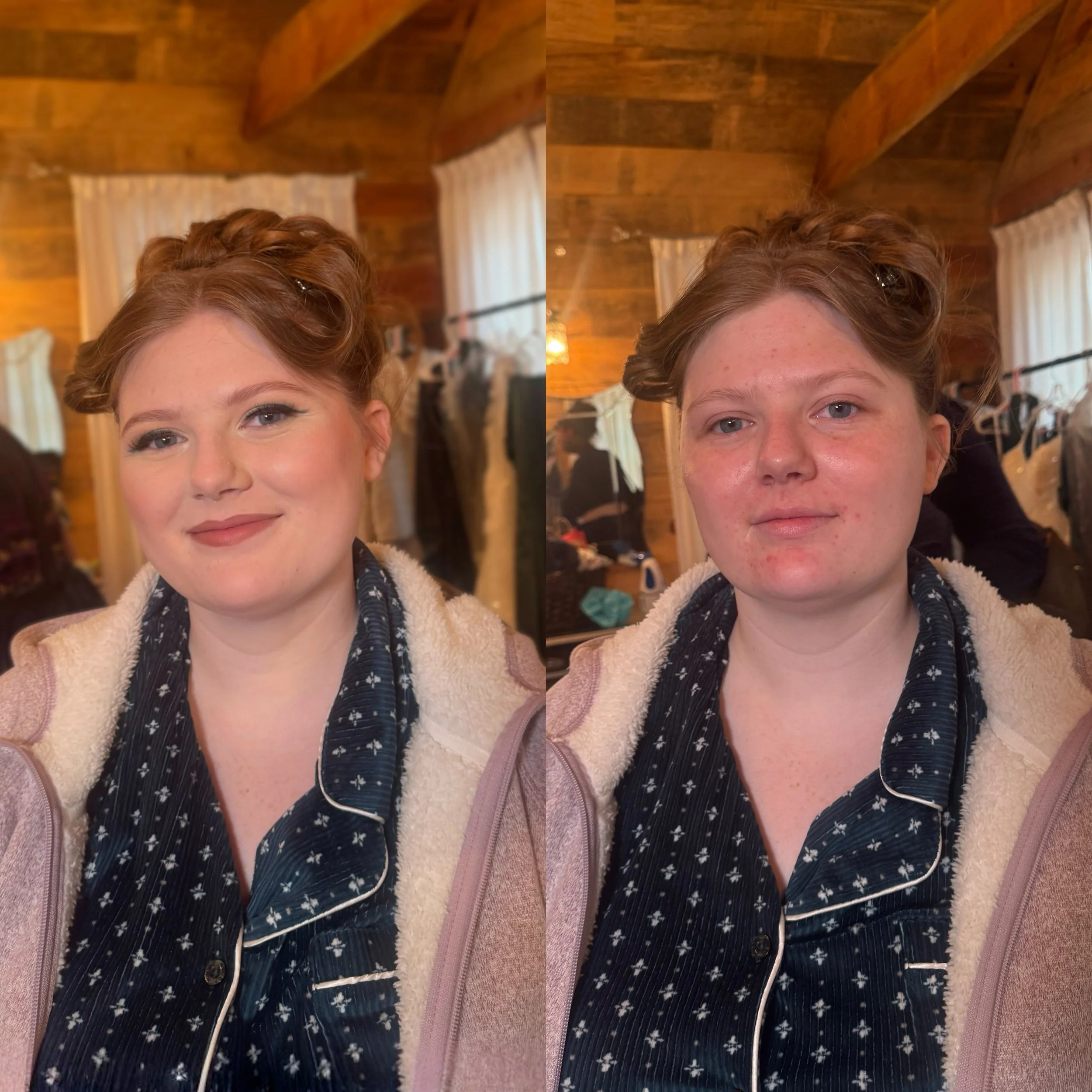 Taking care of her redness is key 😍. We did it so effortlessly 

Is this a soft glam or natural?