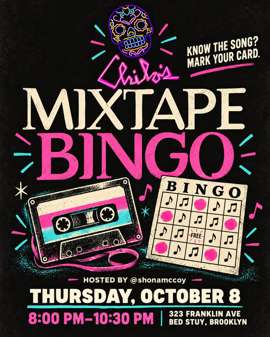 Mixtape Bingo with Shona! 