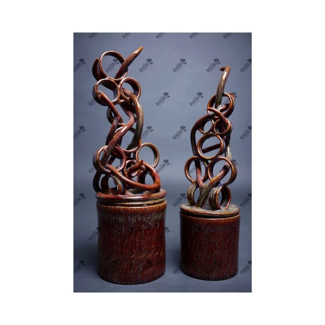 Masculine and Feminine Jars, Set -- Sculpture