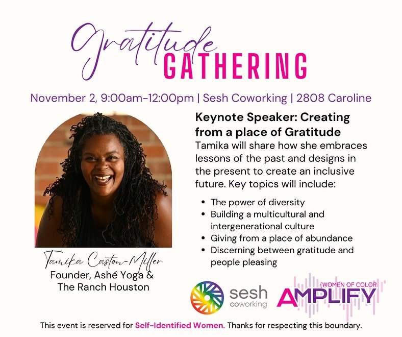 You ever think: I really want to support women of color&hellip; I wonder if I could find out better ways to do that&hellip; 

Or: I&rsquo;m eager for a community of fellow professionals who look like me with whom I may grow and expand&hellip;

Here&r
