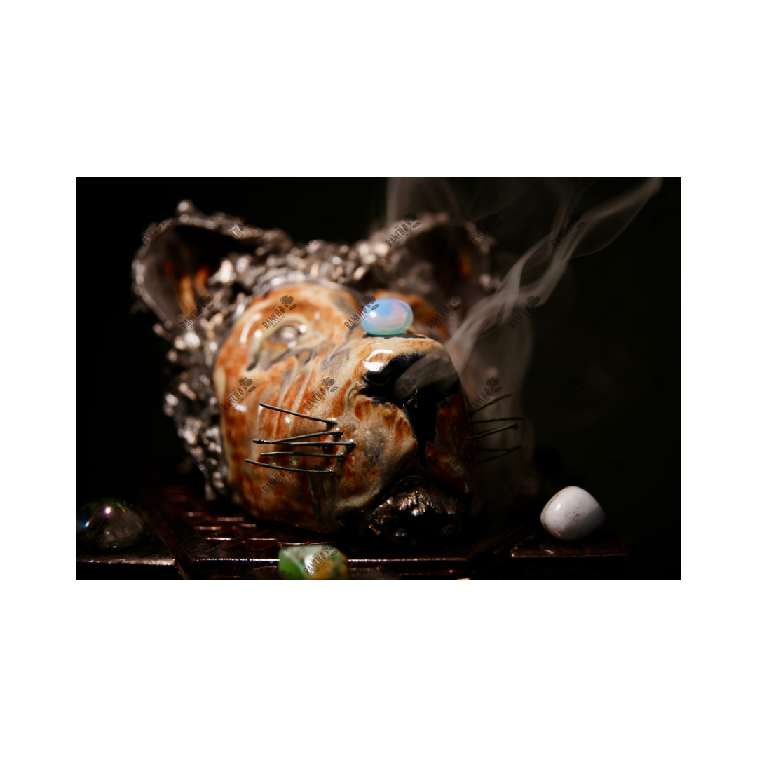 Leo with Smoke -- Fine Art Print