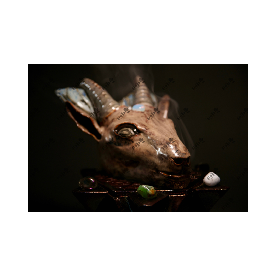 Capricorn with Smoke -- Fine Art Print
