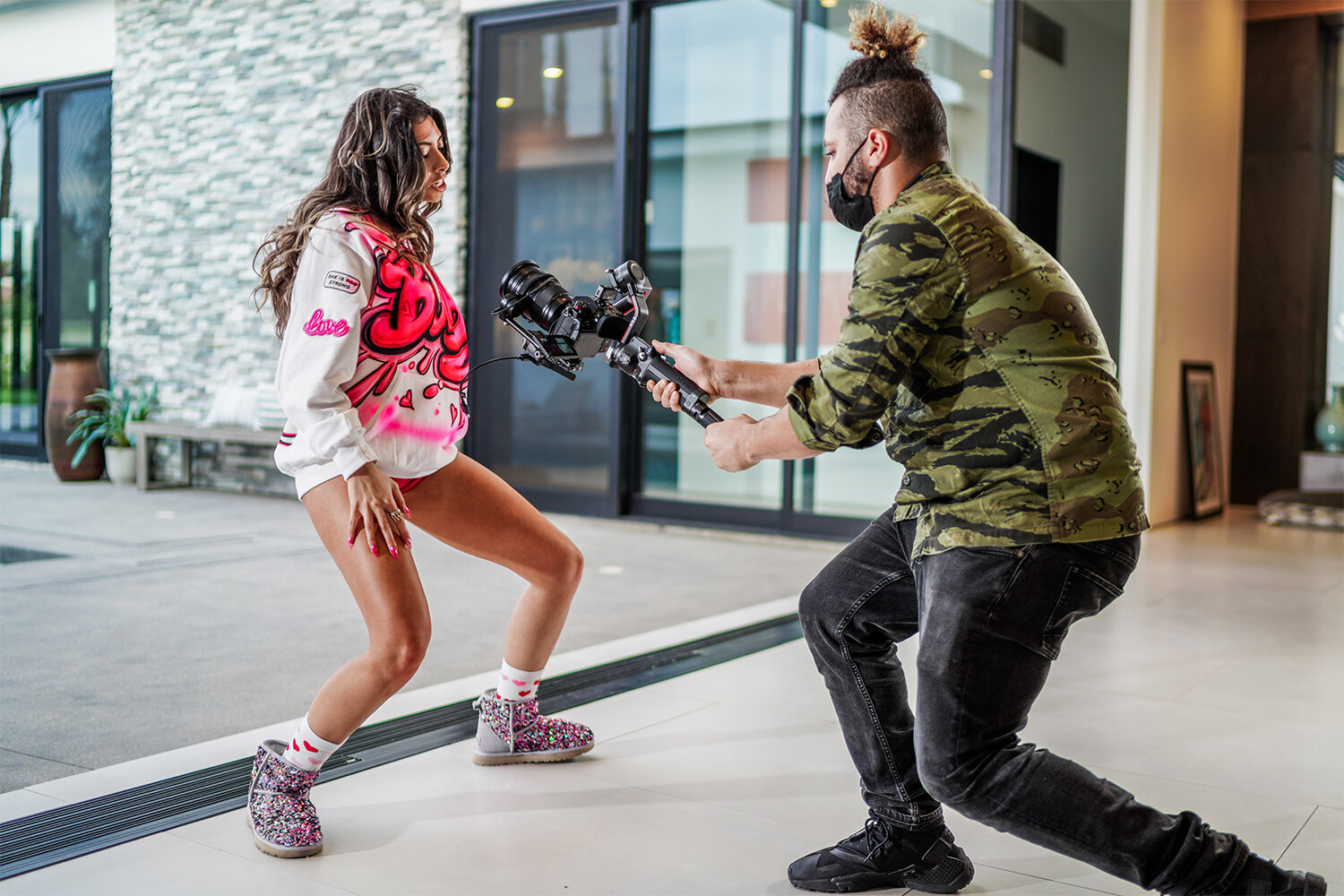 Valentina Mami - Baby Music Video - BTS Photo