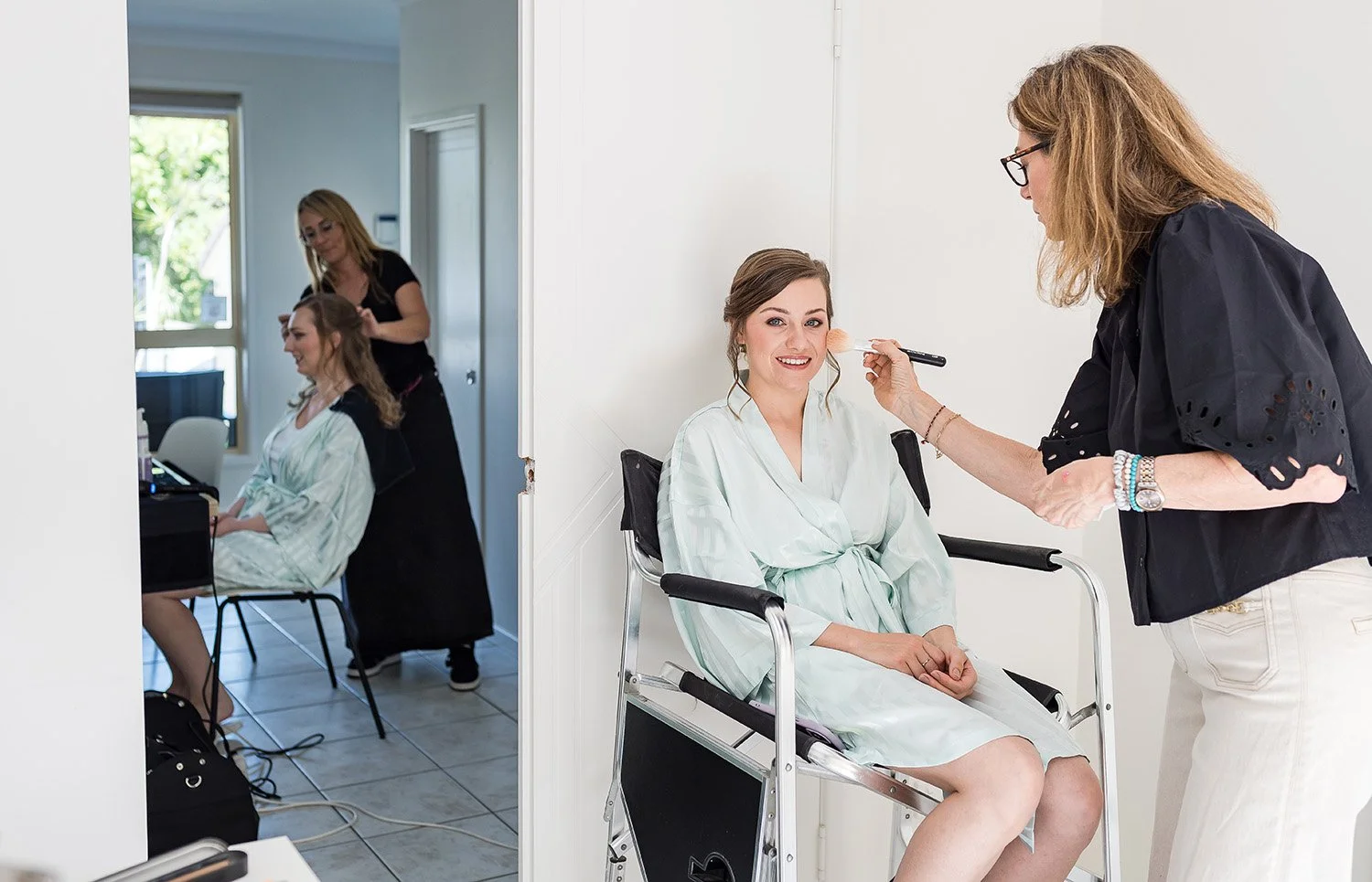 bride & bridesmaid prep
