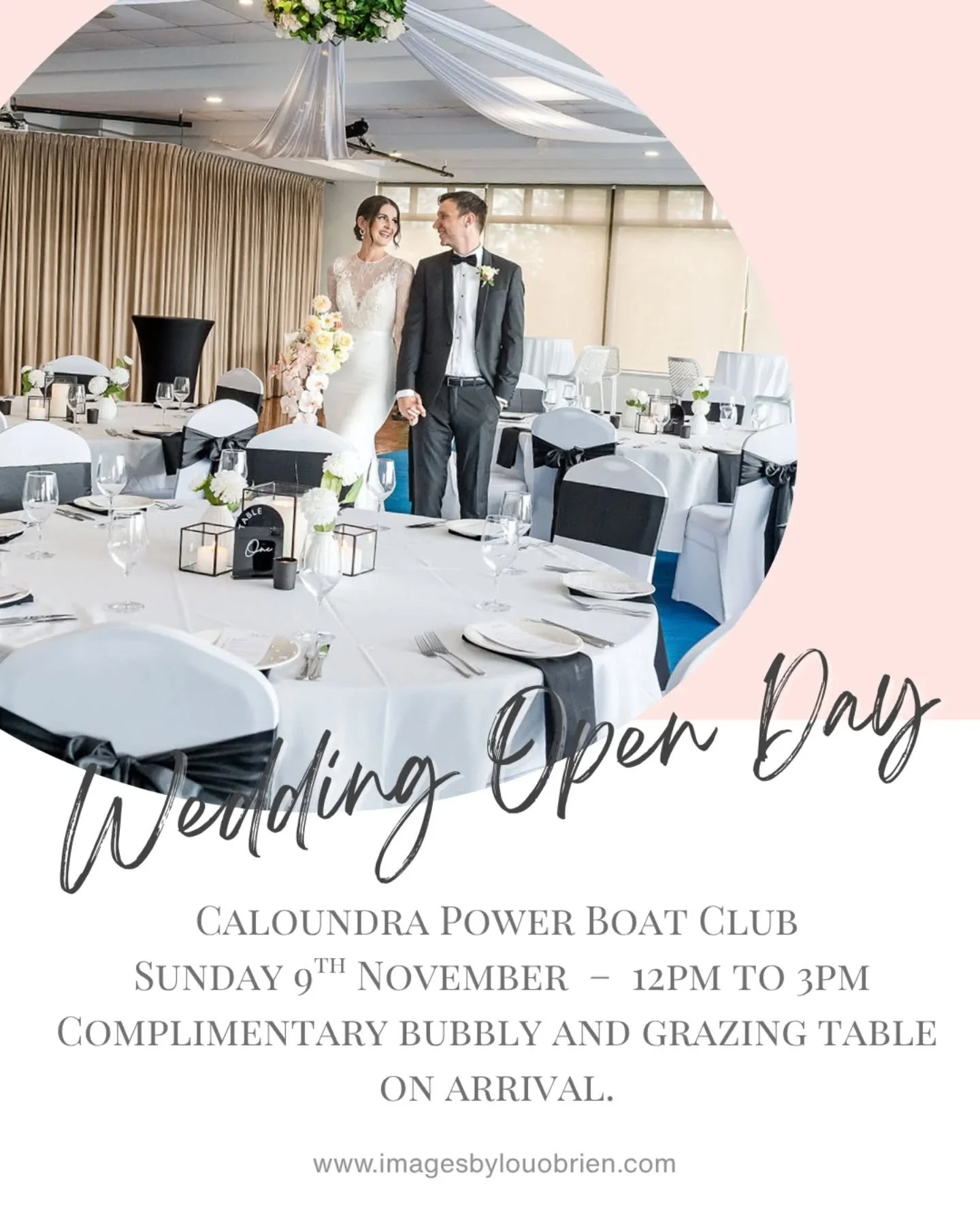 It&rsquo;s Happening Today!
Today&rsquo;s the day! I&rsquo;m so excited to be at the&nbsp;Caloundra Power Boat Club Wedding Open Day&nbsp;- it&rsquo;s one of my favourite local venues to photograph. The light, the view, the vibes&hellip; perfection!&