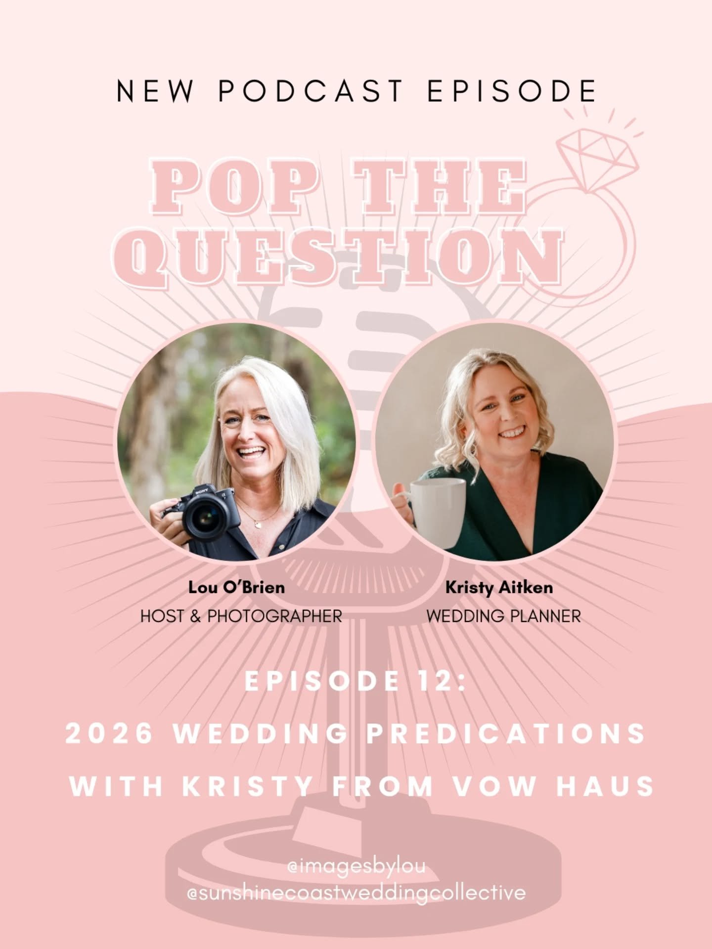 It&rsquo;s here&hellip; the FIRST podcast episode of 2026!!!

2026 couples, you can finally say it out loud&hellip; we&rsquo;re getting married this year!&nbsp;🎉

Episode 12 of&nbsp;Pop The Question&nbsp;is live and I&rsquo;m kicking off the year wi