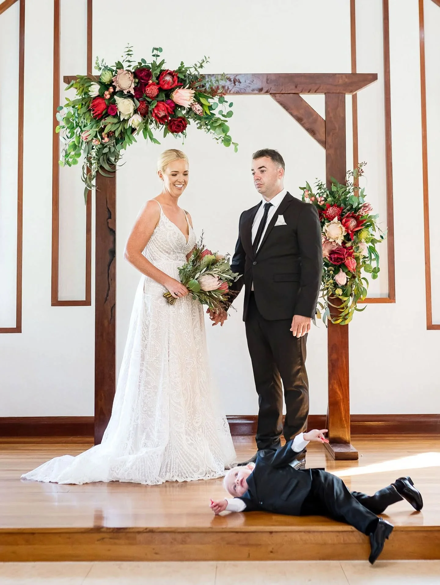 Hot take&hellip; some of my favourite guests at weddings are the tiny humans&nbsp;😆

These days so many couples are tying the knot after they&rsquo;ve had kids and honestly, I love it. Seeing little ones walk mum down the aisle, sneak cuddles during