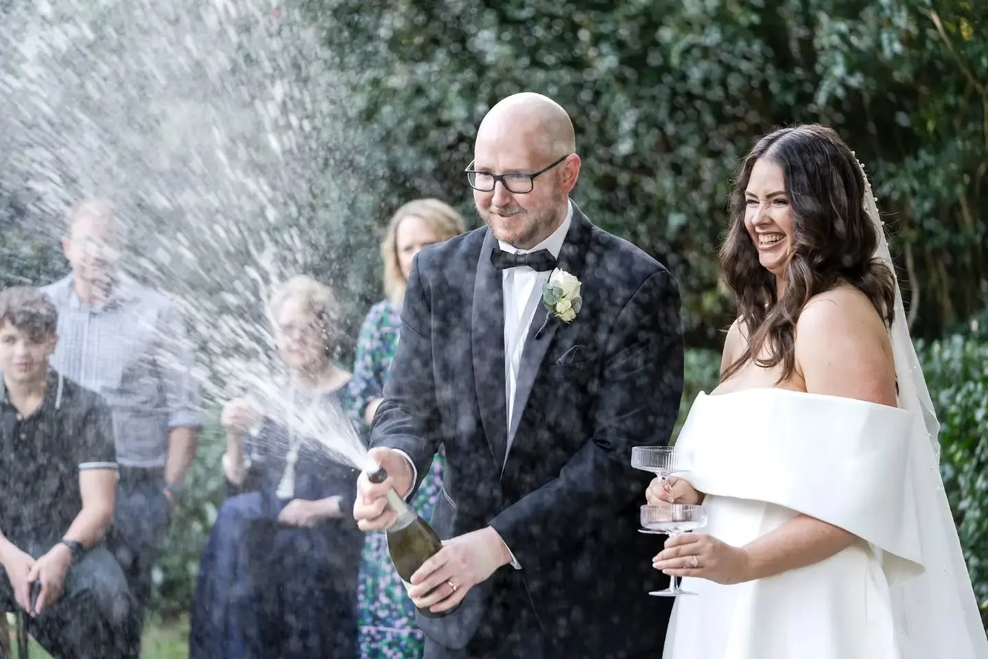 Champagne showers, big laughs and your favourite people... now&nbsp;that's&nbsp;a celebration!&nbsp;🥂

One of my favourite moments at a wedding is popping the champagne. It's fun, a little bit messy and always brings out the biggest smiles from ever