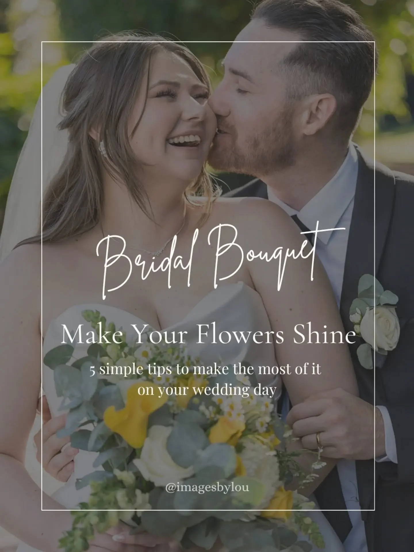 Your bouquet is going to be one of the prettiest details of your wedding day, so don&rsquo;t hide it!

After photographing 300+ weddings, I&rsquo;ve seen everything from gorgeous cascading bouquets and elegant posies to beautiful home-grown, hand-pic