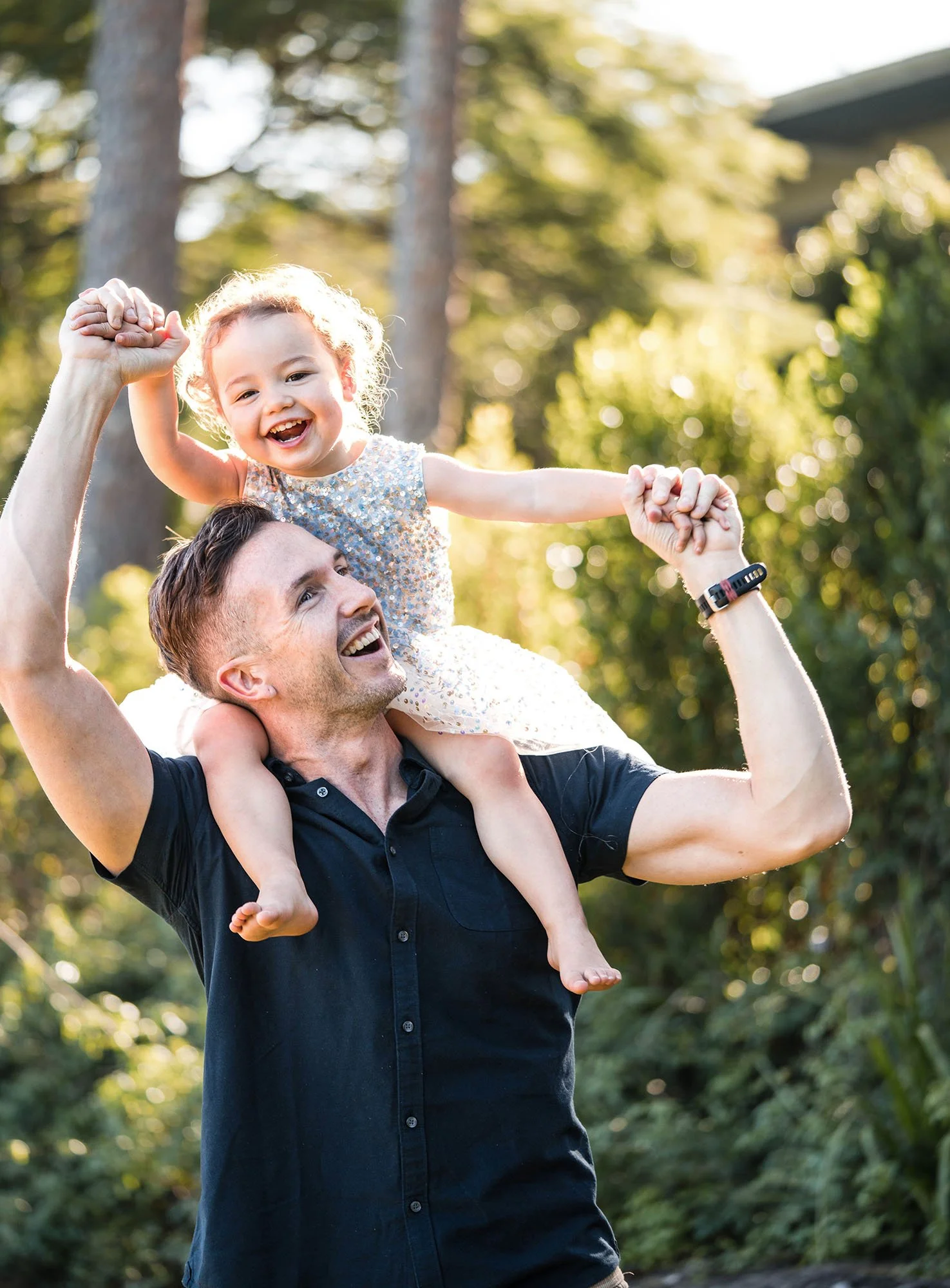 father and daughter family photos