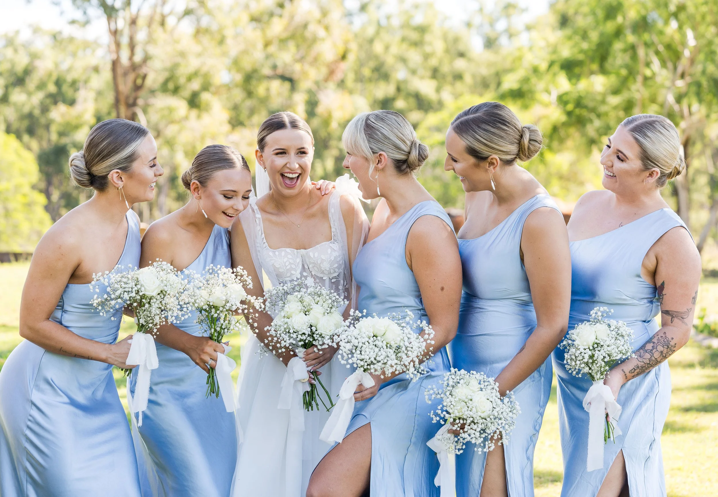 fun bridesmaid photo