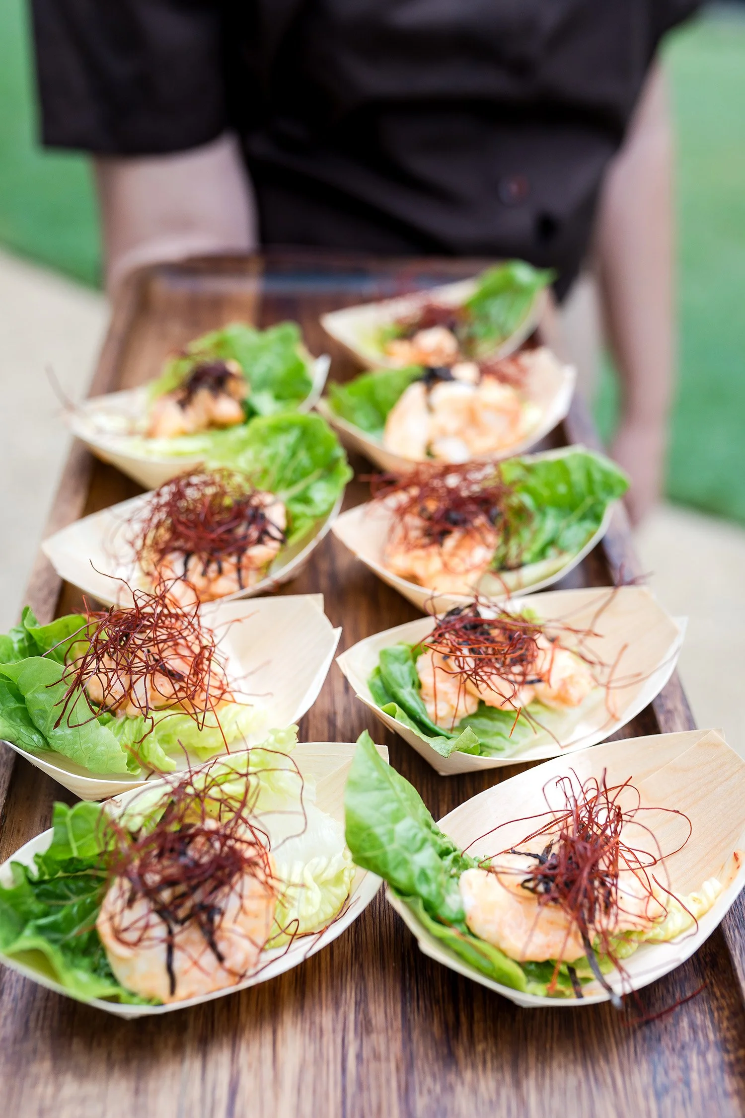 Fresh ingredient caterer