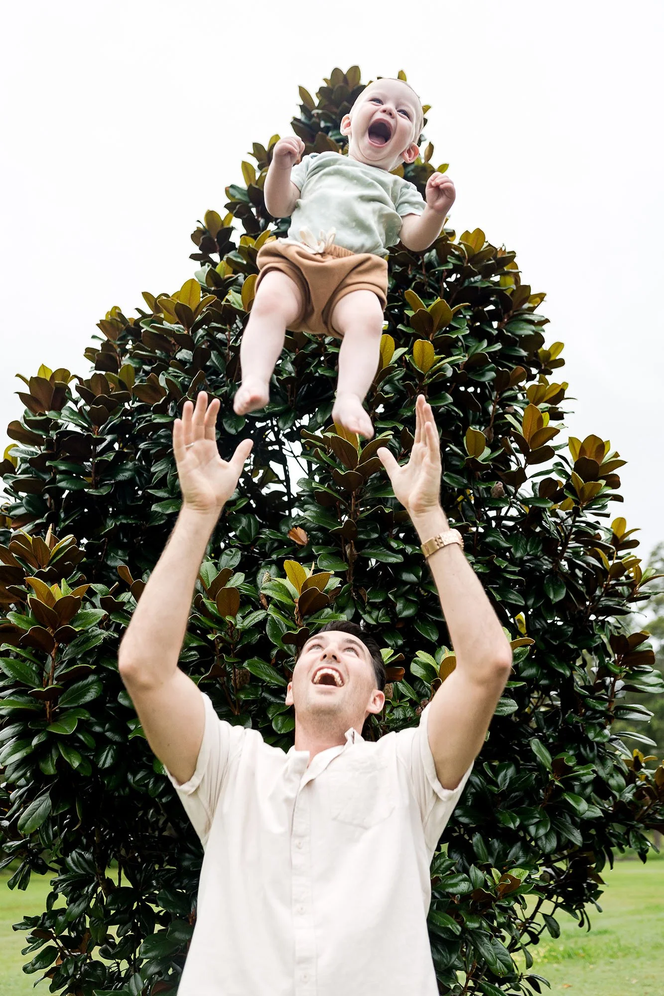 father and son family photos