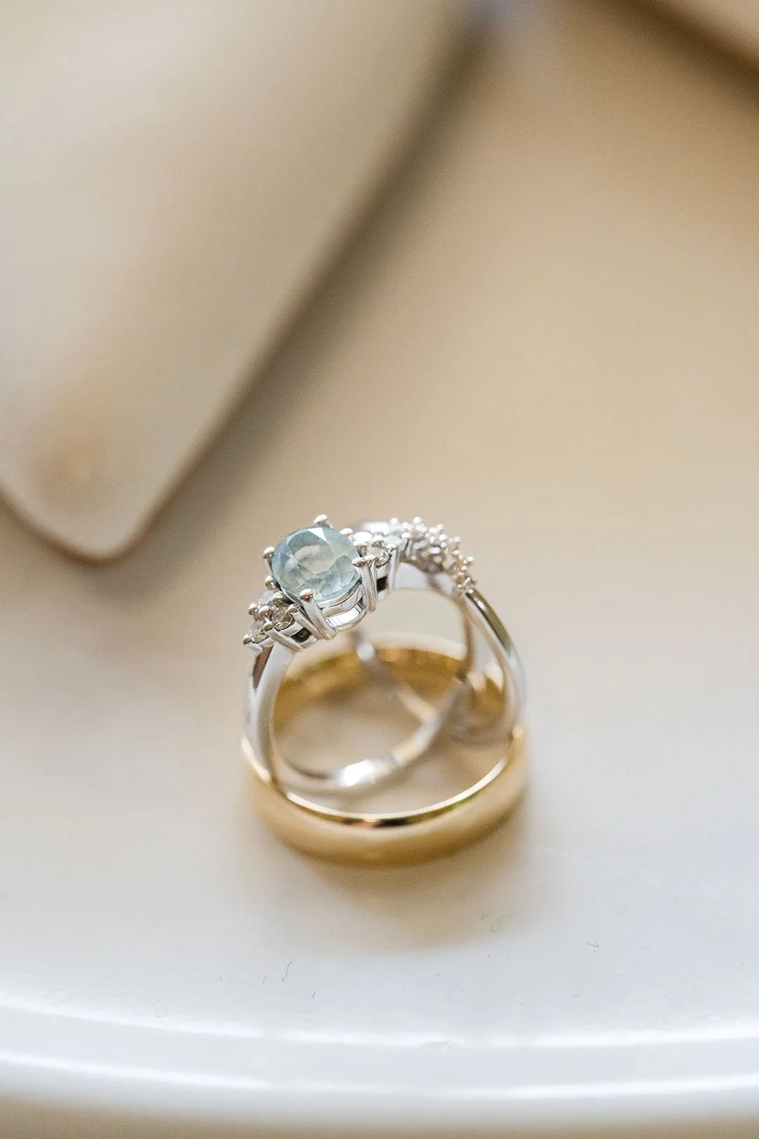 wedding ring set Lou O'Brien