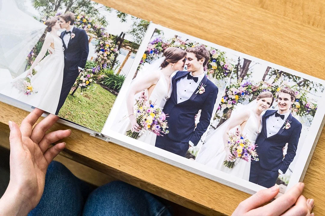 customised wedding album books