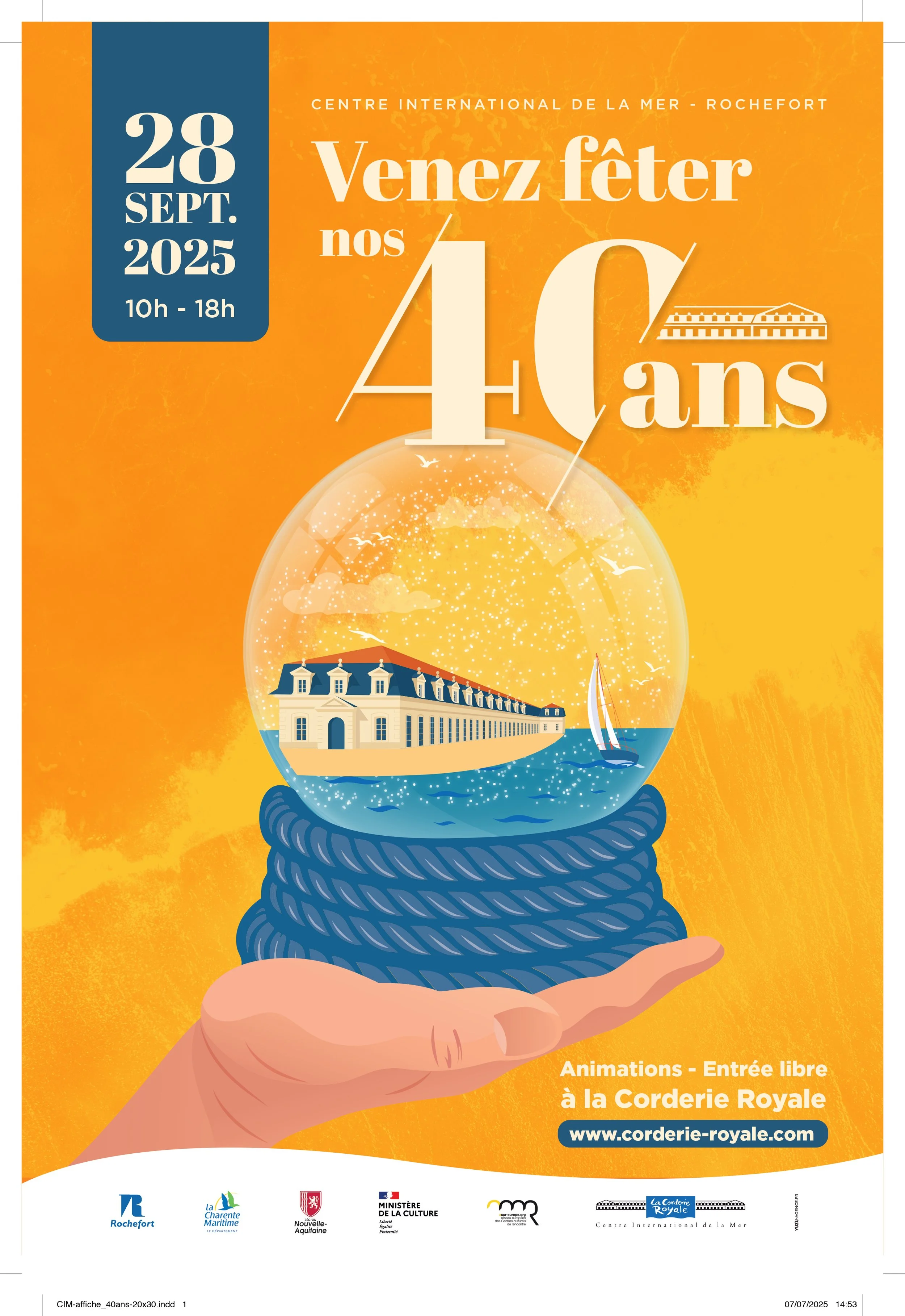 Le Centre International de la Mer fête ses 40 ans.