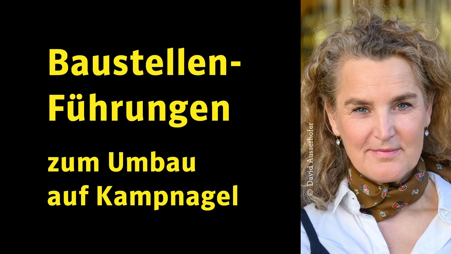 Baustellen-Führungen zum Umbau auf Kampnagel - Telse Wohlgehagen