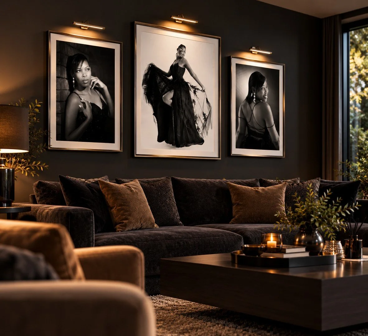 Luxurious Gallery Lounge with Portraits.jpg