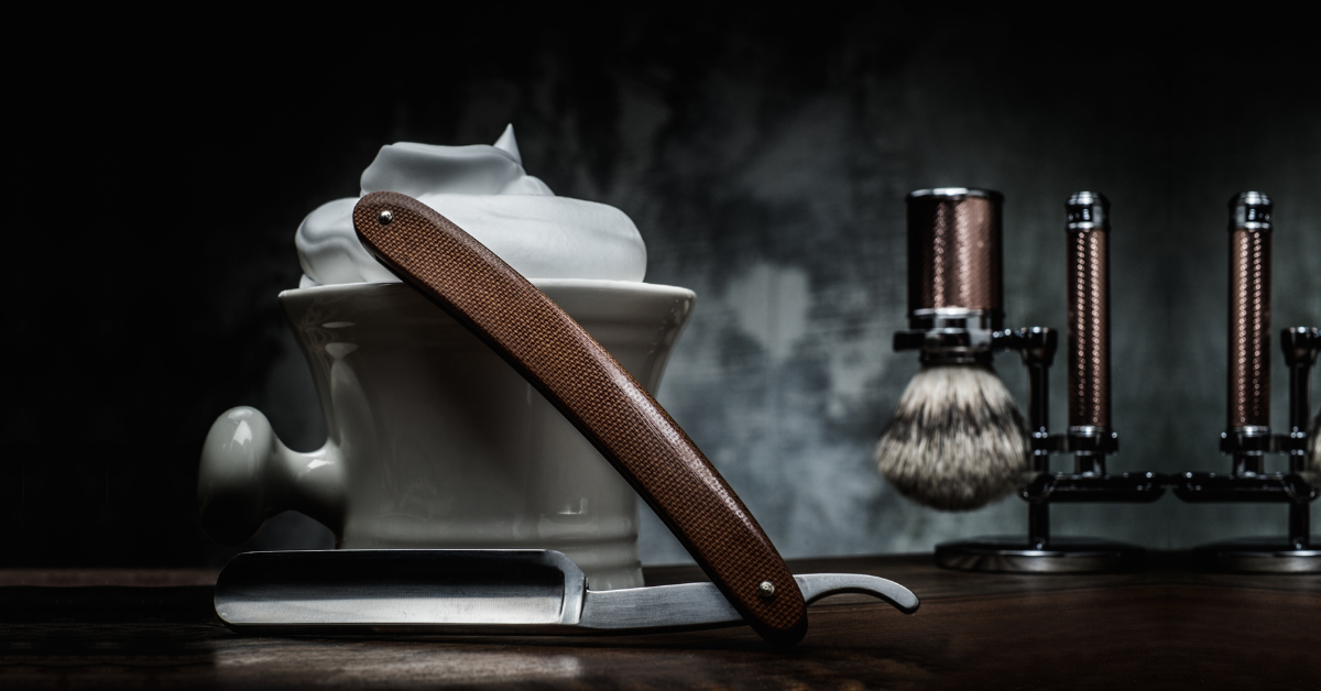 Rasoio A Mano Libera Personalizzato In Acciaio Damasco, Regalo Per Sposo, Con Lama Da Barbiere Classica Pronta Per La Rasatura, Regalo Di Natale Per - Foto 2