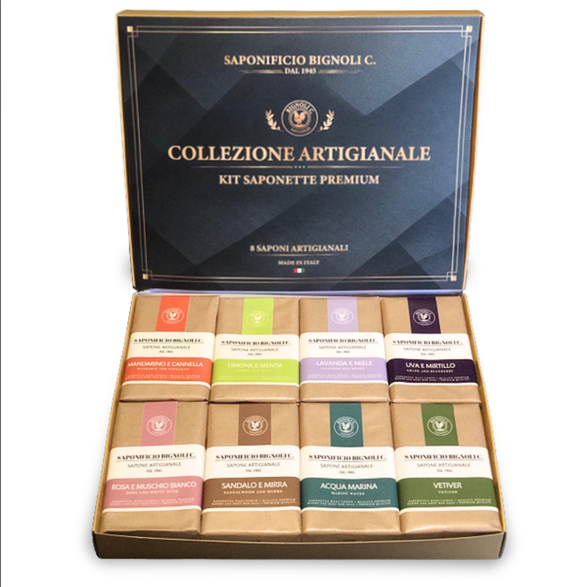 Cofanetto CLASSIC 8 saponette premium 150g