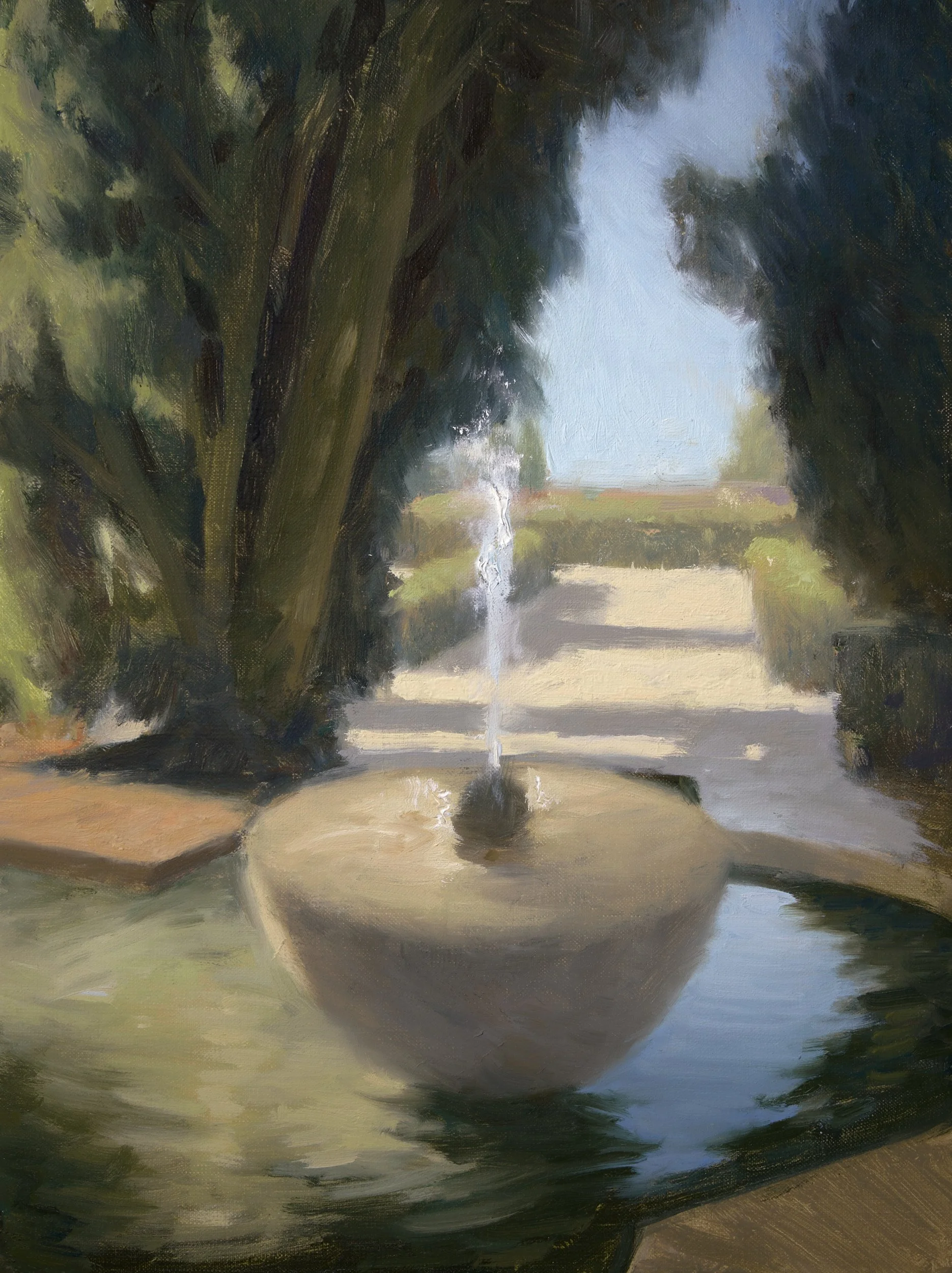 Fountain in the gardens of the Alhambra