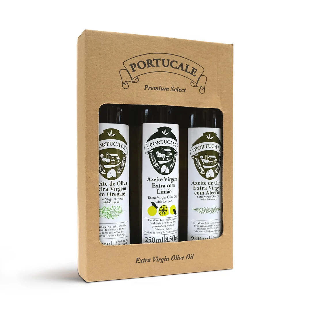 Pack de Azeite E. V. com Oregão, Limão e Alecrim