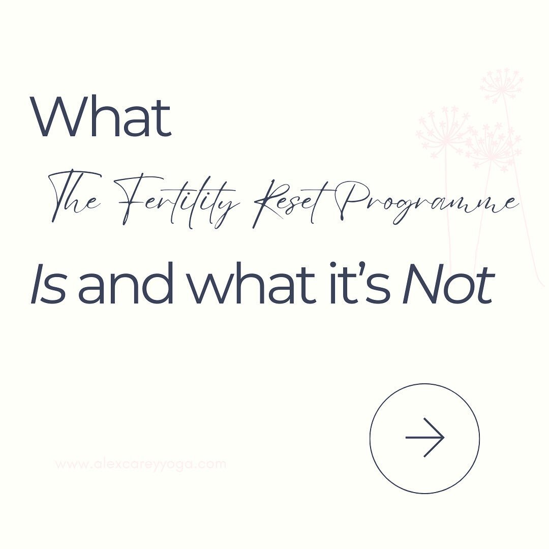 A little clarity on what my upcoming course is and what it&rsquo;s not ☺️

A few POV posts re fertility/infertility popped up on my feed last night as it was International Fertility Awareness Day and it made me feel a strong need to address the whole