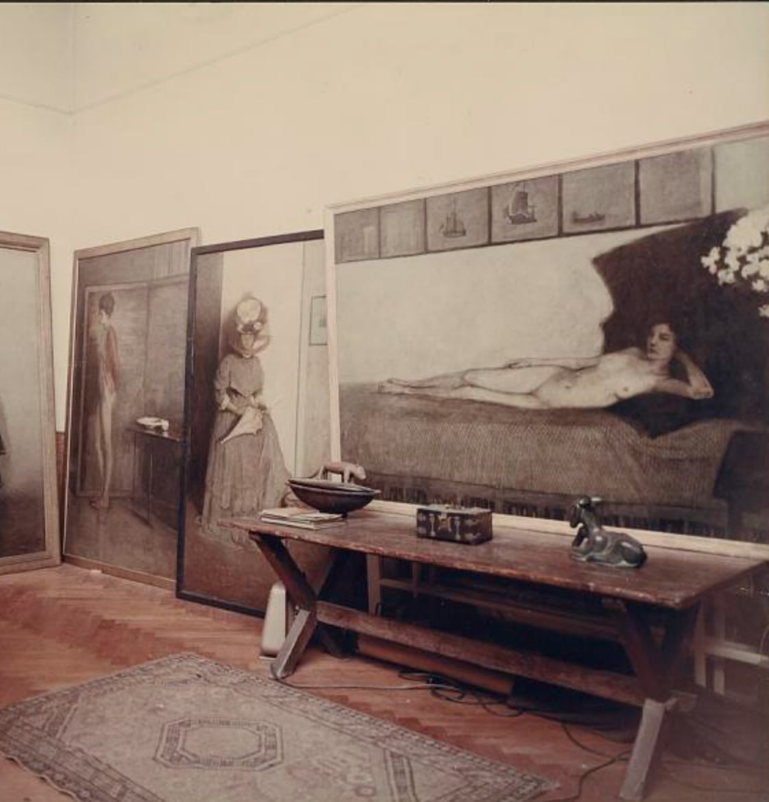Romaine Brooks studio , exhibition at Palazzo Fortuny