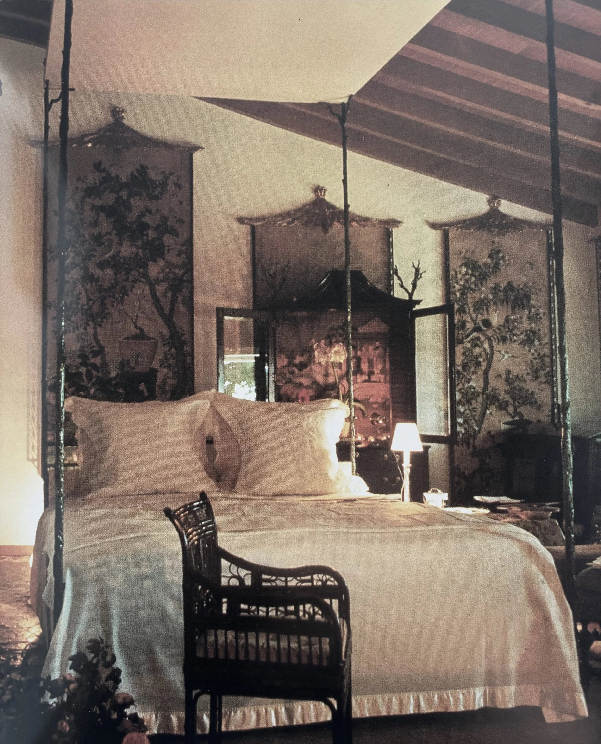 Pauline de Rothschild bedroom and ensuite