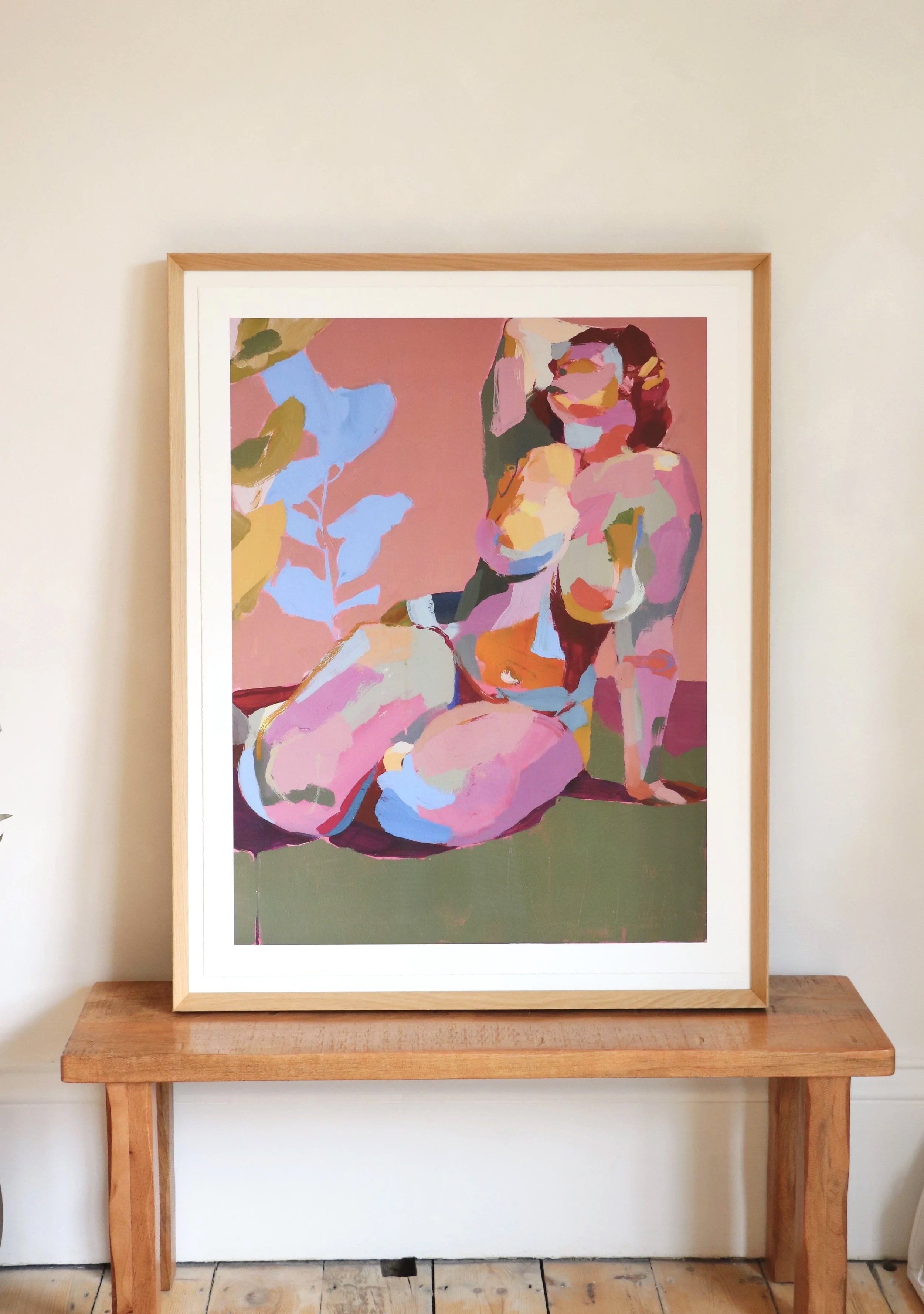 into the body garden 86 x 67cm