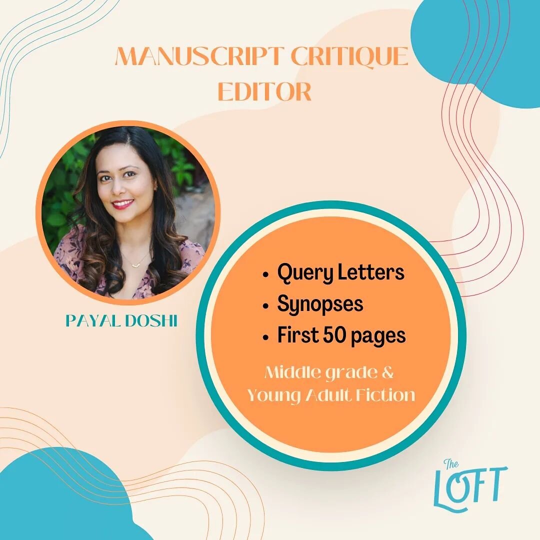 I'm so honored and excited to be working with the @loftliterarycenter as a Manuscript Critique Editor! I'll be offering editing services for:
🌟 Query Letters
🌟 Synopses
🌟 First 50 pages

(for middle grade and young adult fiction only)

For more in