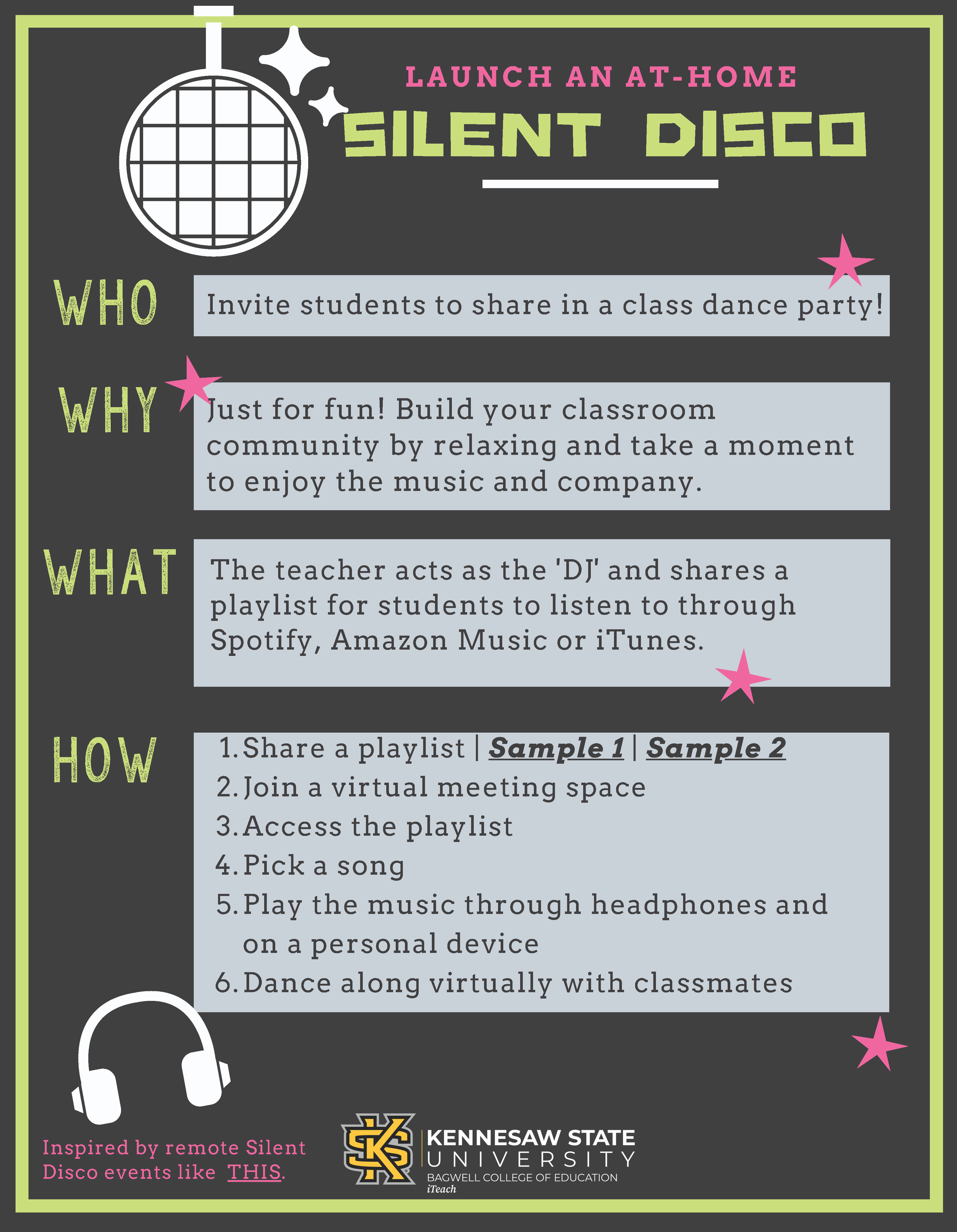 Launch an at Home Silent Disco