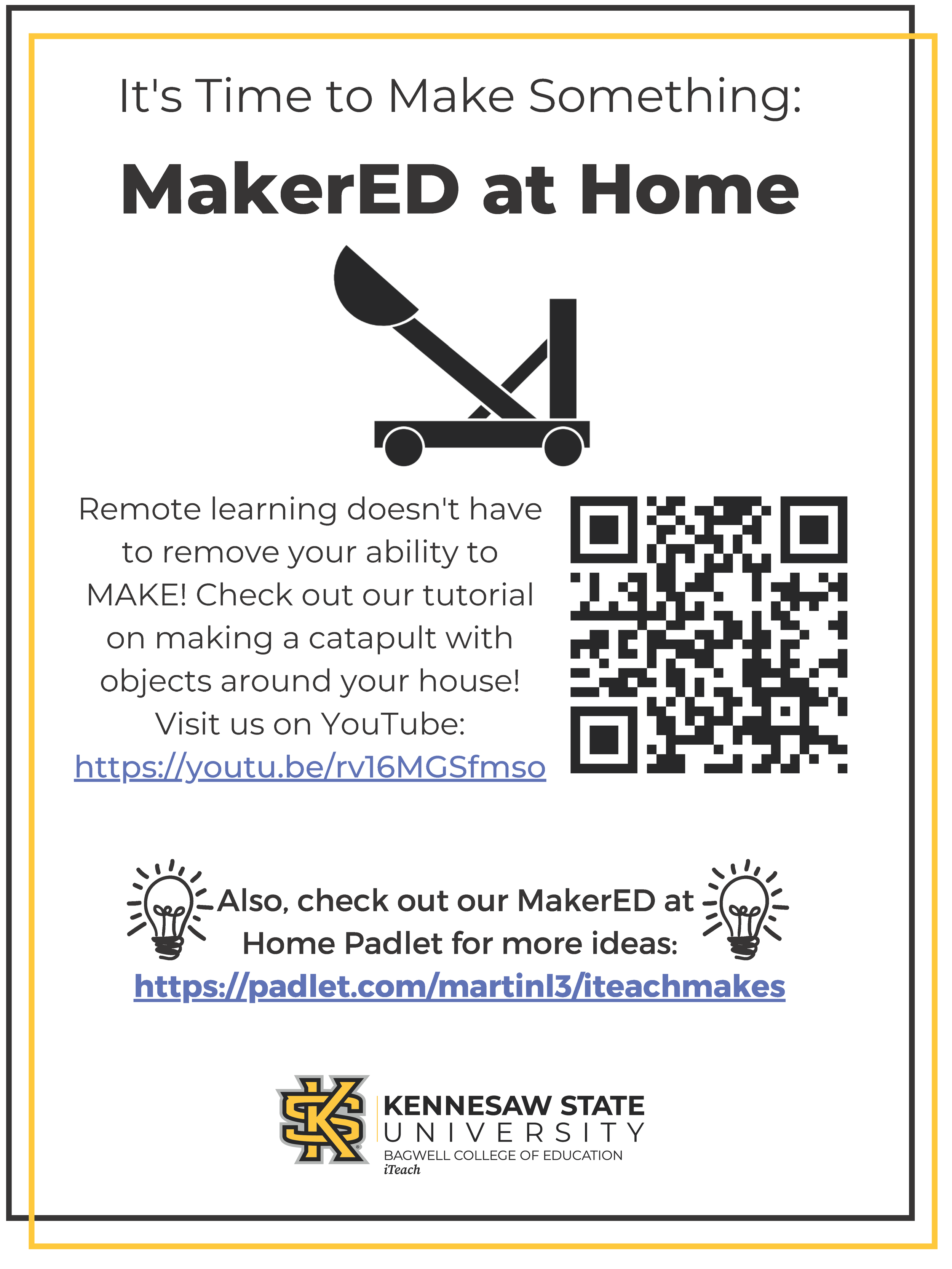 MakerEd at Home- Catapults