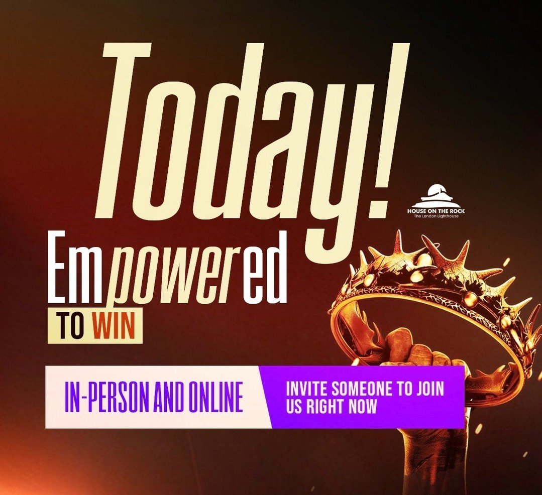 Are You Ready? Today we are being Empowered to Win 🏆 
Join us NOW as we gather for during today&rsquo;s service.
Don&rsquo;t miss out on this opportunity for spiritual renewal and empowerment. 
Join us Now and invite your friends!

#HOTRInvitesYou
#