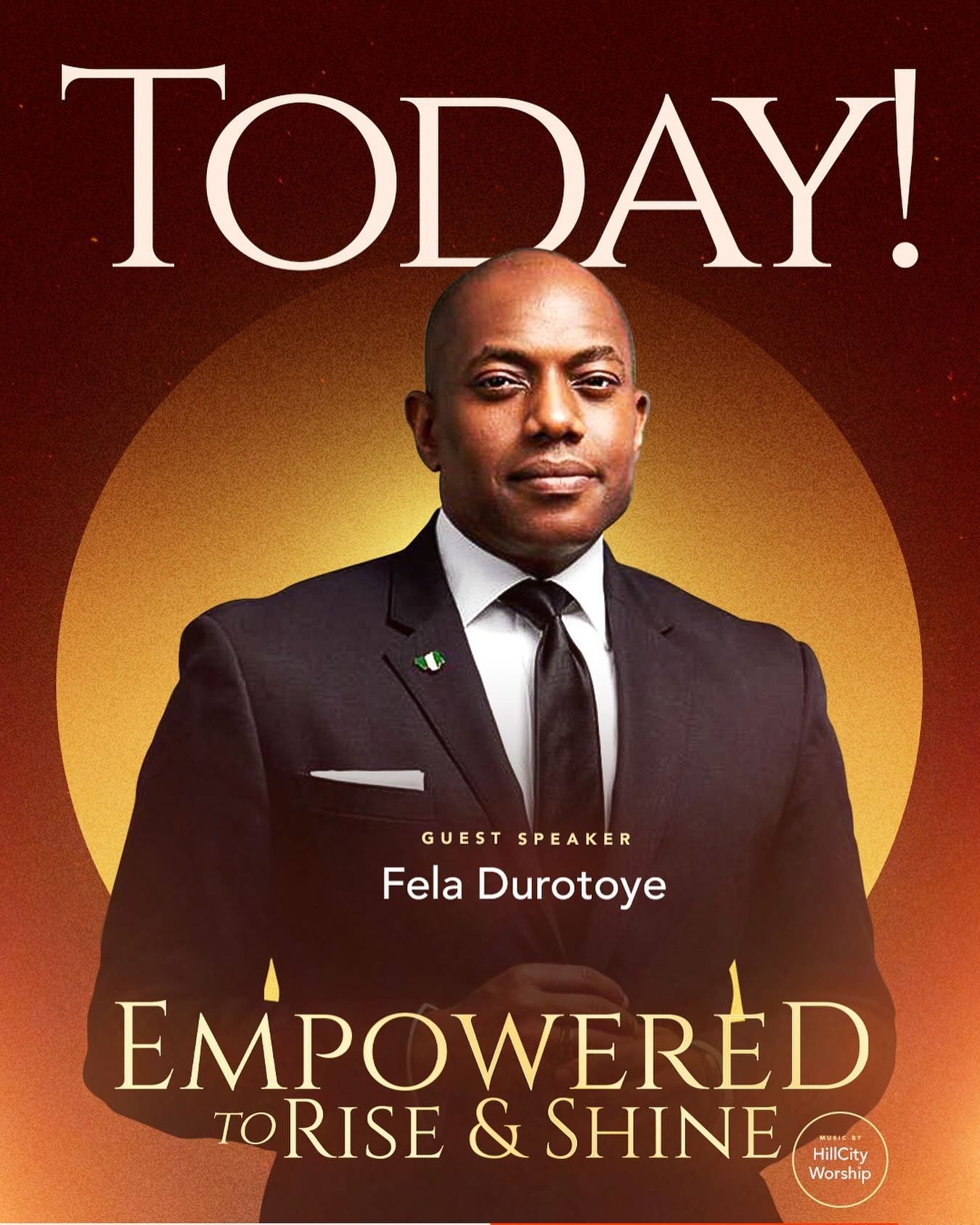 Today is going to be a truly inspiring experience at &lsquo;Empowered to Arise and Shine, with @feladurotoye 

Prepare to be uplifted as we delve into empowering messages, gain valuable insights, and foster meaningful connections. Together, let&rsquo