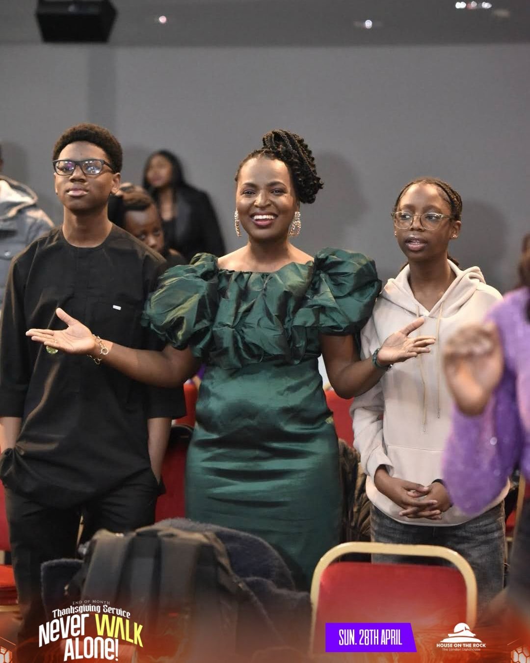 🎶&ldquo;Oh Give Thanks, 
Unto the Lord,
for He is good,
Yes, He is Good&rdquo;🎶
We are coming together TOMORROW, as usual at the end of the month to give thanks unto our wonderful Lord. Join us this Sunday for a truly inspiring experience at our en