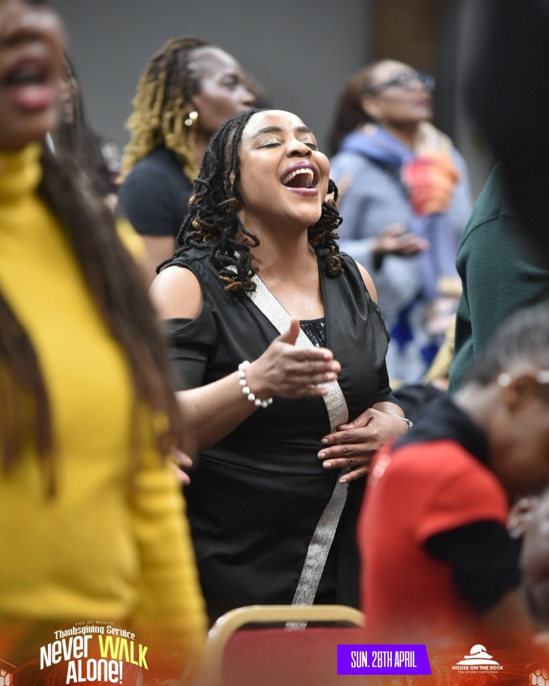 There was a great vibe in the House this morning, in the presence of God. Thankfulness, gratefulness, joyfulness, you name it - we had it! What a way to end our Sunday's in April! It was a wonderful End of Month Thanksgiving Service and we bless God 