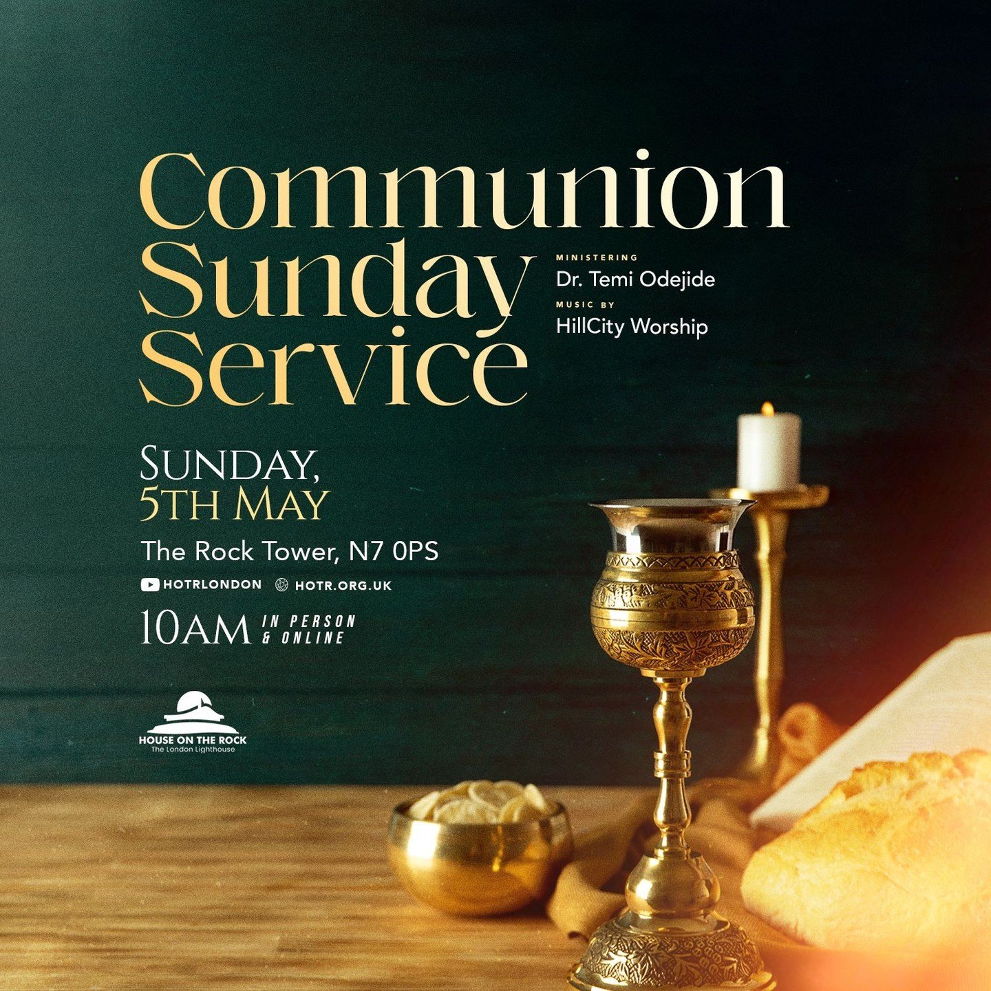 As we have stepped into May, the month of Divine Rest, let&rsquo;s mark the month with communion in remembrance of His promises to us.

By partaking in this Holy ritual, we're reminded of the ultimate power that we have in Christ. Join us as we kick 