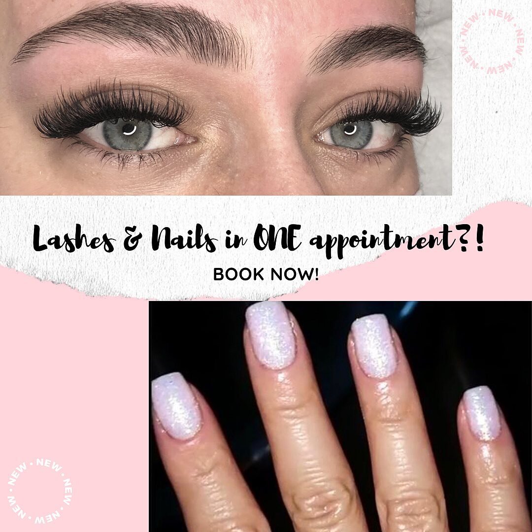 Ever wished you could save time and have two in one?? Well now you can!! 😱😱
.
From Monday 14th September you can now have your lashes done by me AND have a gel manicure by @ms_ch3ung at the same time. 💅🏻🤩
Save yourself the time and hassle of mul