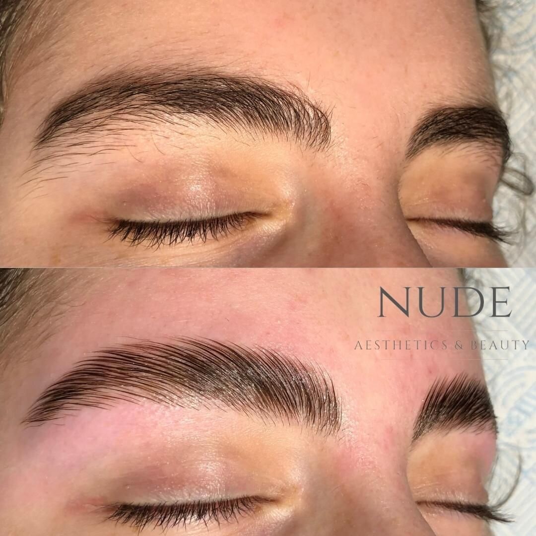 Amazing before and after brow lamination! Sooo satisfying!! 

#BrowLamination #BeforeAndAfter #BrowTransformation #BrowArtist