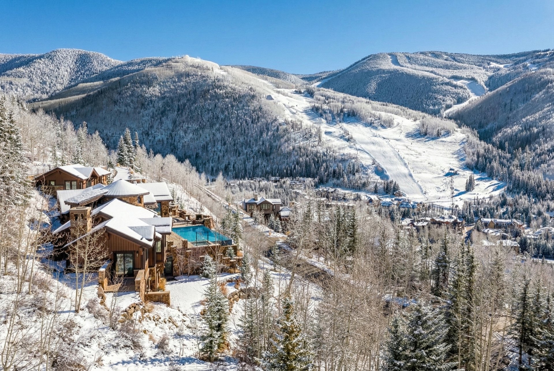 $38,000,000 | 1000 Spraddle Creek Rd, Vail, CO
