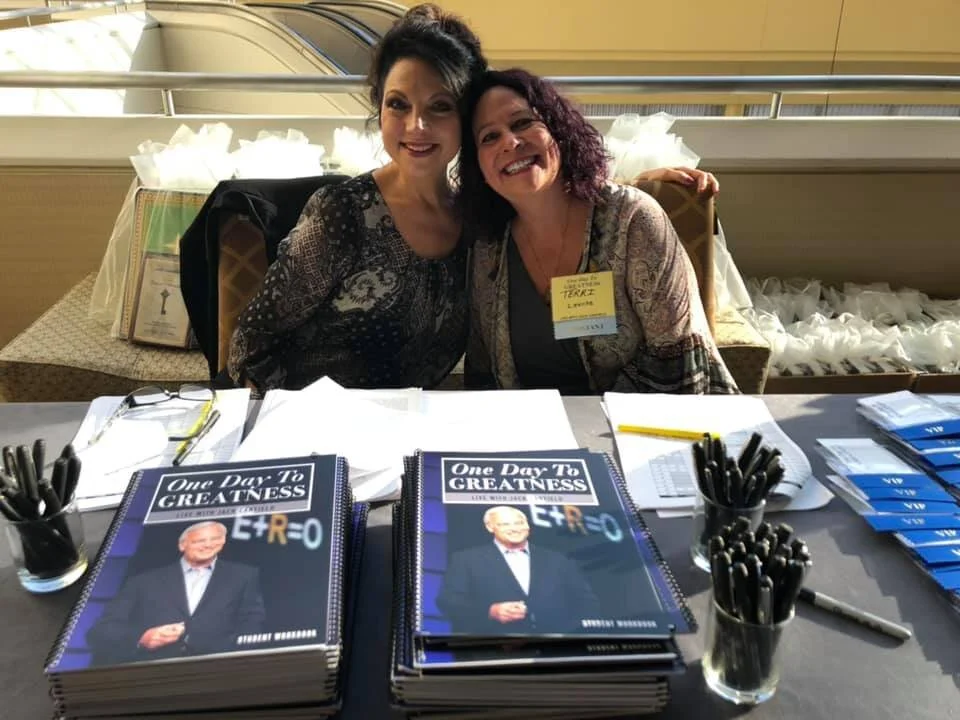 Amy with Terri Levine at One Day to Greatness Event