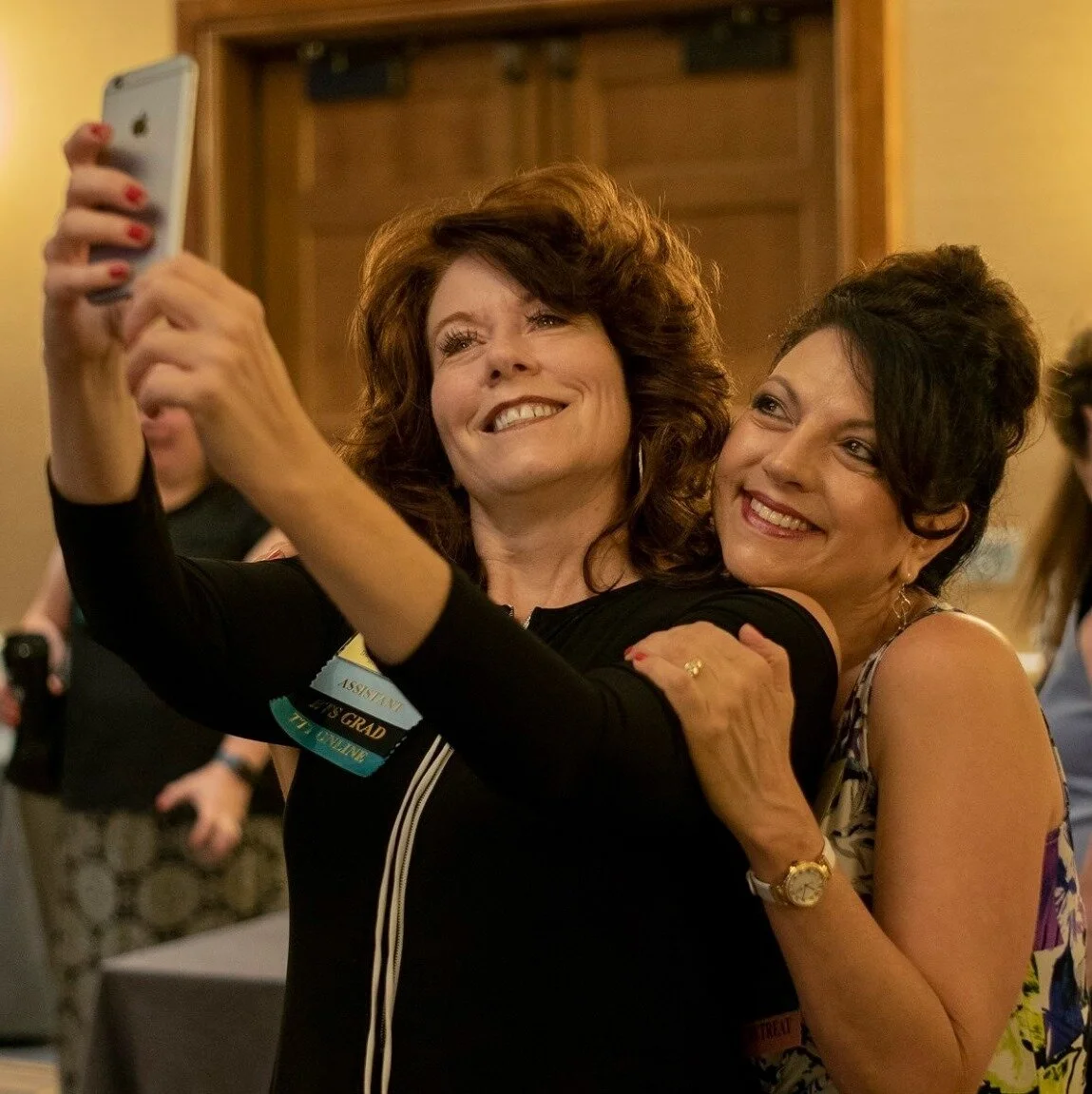 Amy with Lauren Fisher at Canfield Event