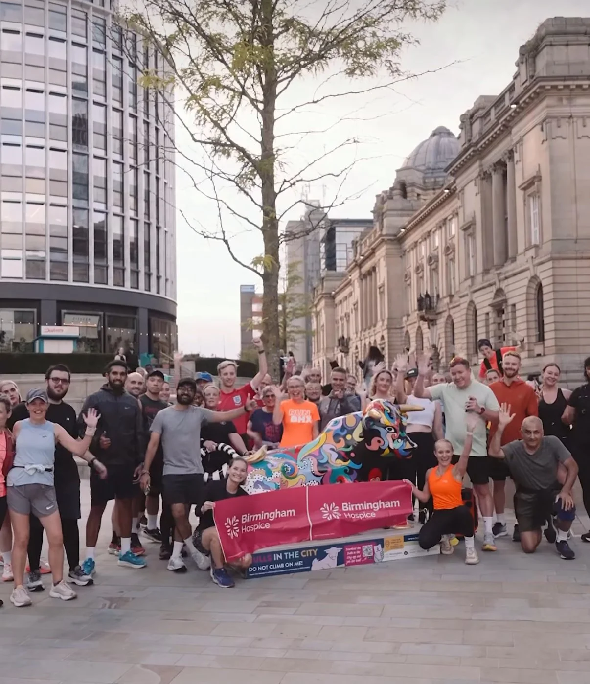 Big group on a Party Run in Birmingham, by RUN OF A KIND