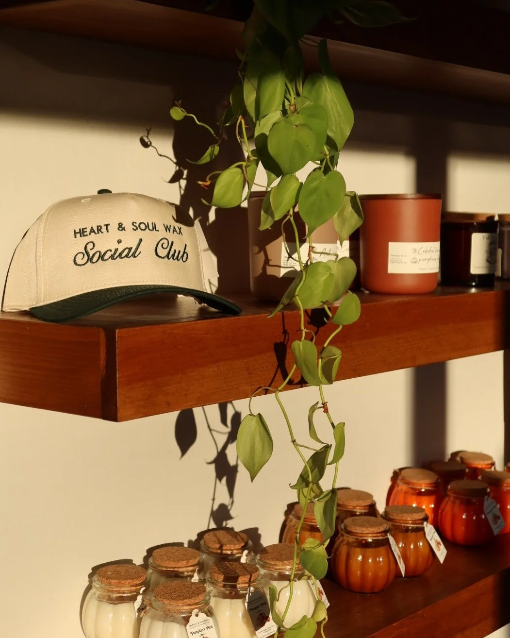 Is it socially acceptable to say we&rsquo;re obsessed with our newest hat?! 🌿💛

H + S Social Club &mdash; heart full, soul grounded.

Stop by the studio to grab yours! xoxo