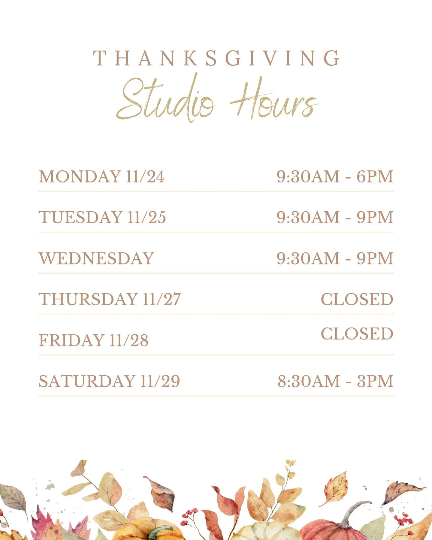 And just like that we&rsquo;re officially heading into holiday season! 🍂🦃 
&bull;
Get those appointments booked now to ensure you&rsquo;re all waxed for your holiday plans !