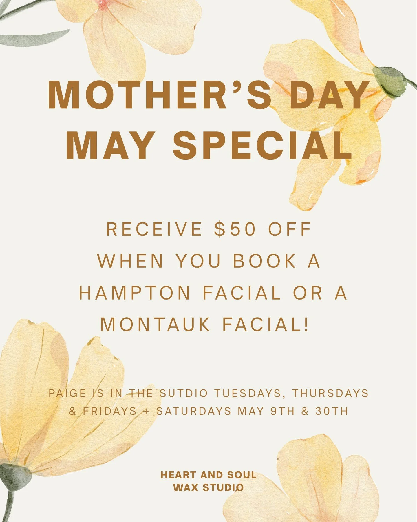 Soft skin, slow moments, and a little extra love this May 🌿✨

The perfect reset for mom&hellip; or you! 

Paige&rsquo;s books are open &mdash; but not for long 👀