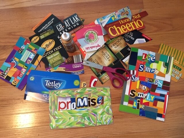 Word Collages with Ro Rasmussen 