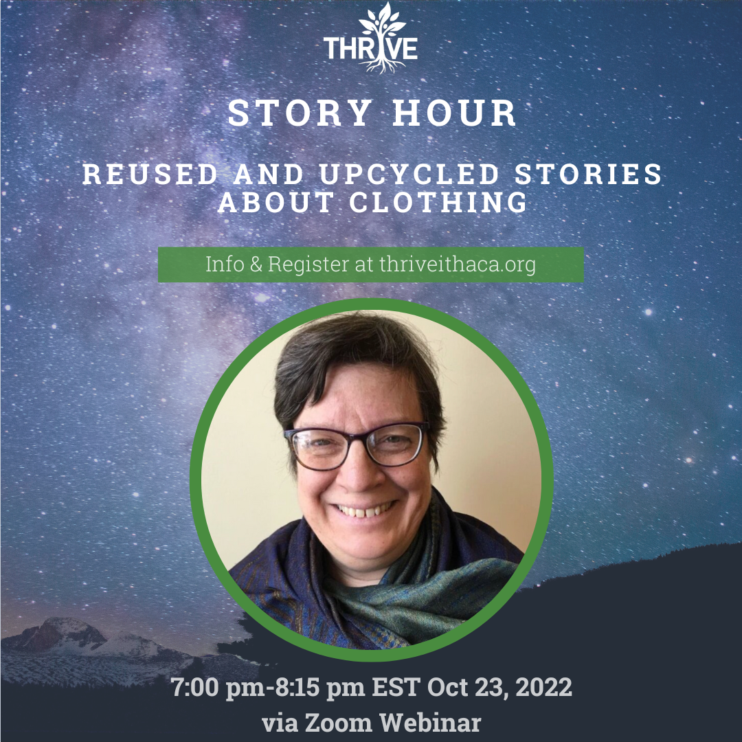Story Hour - ReUsed and UpCycled Stories about Clothing