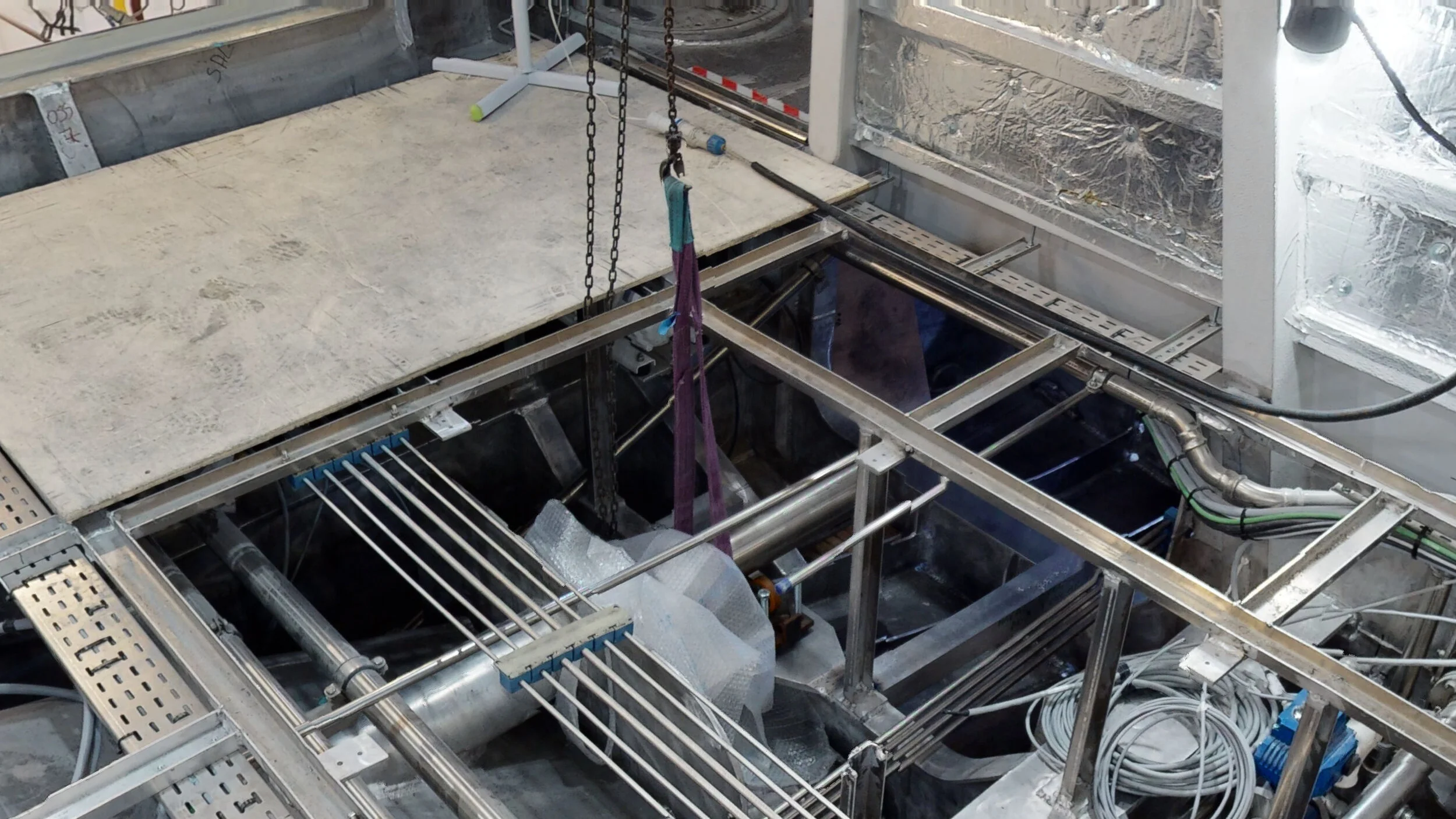 Shaft Balanced, held in place